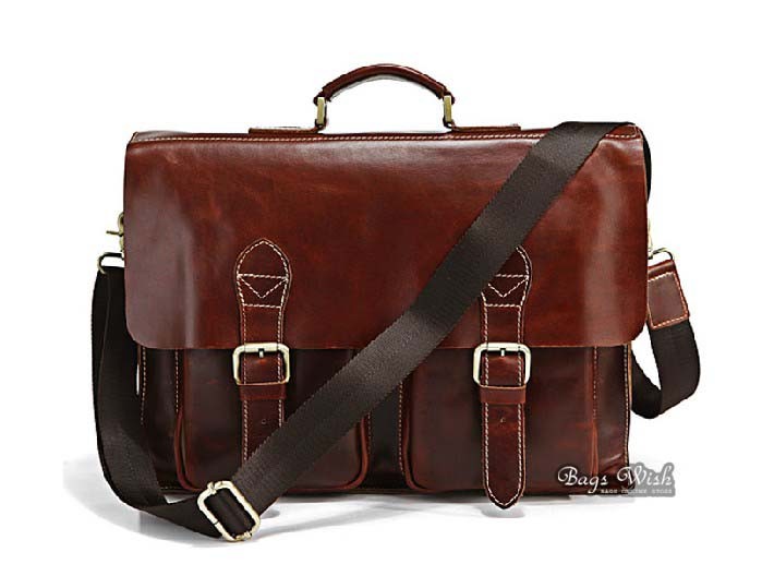 designer leather laptop bag
