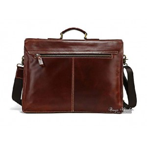 luxury leather laptop bag