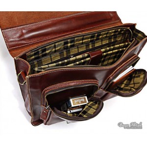 mens luxury leather laptop bag