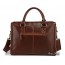 brown Mens laptop bag leather