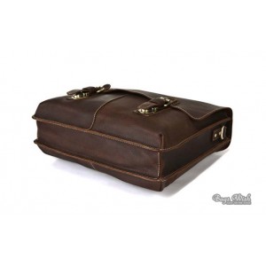 coffee leather business briefcase