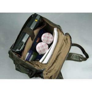 14 inch laptop backpack bag brown