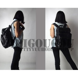 black laptop leather bag