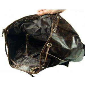 womens Leather backpack bag