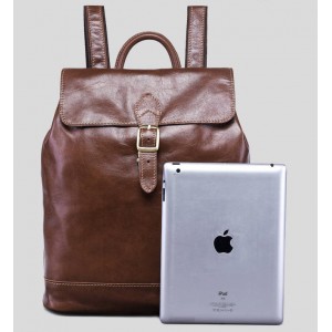 Leather backpack purse ipad