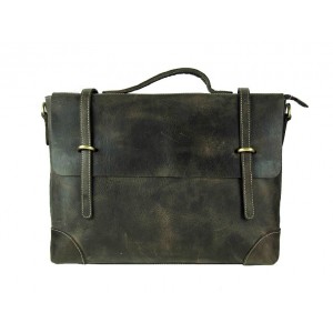 Briefcase satchel, brown briefcase shoulder bag