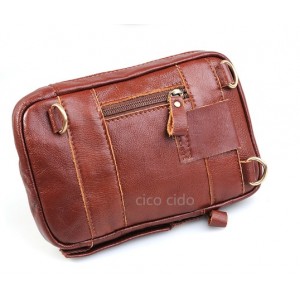 brown messenger shoulder bag