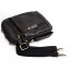 black messenger shoulder bag