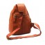 brown One strap backpack for girls