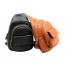 leather One strap backpack for girls