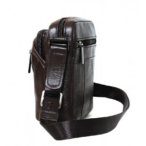 rugged leather messenger bag