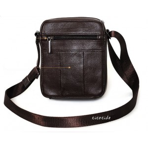mens rugged leather messenger bag