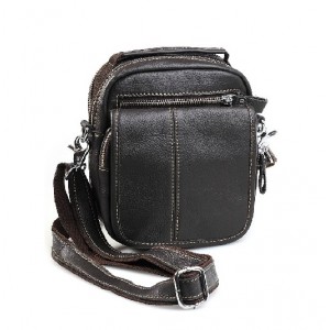 Waist packs for walking, coffee leather messenger bag
