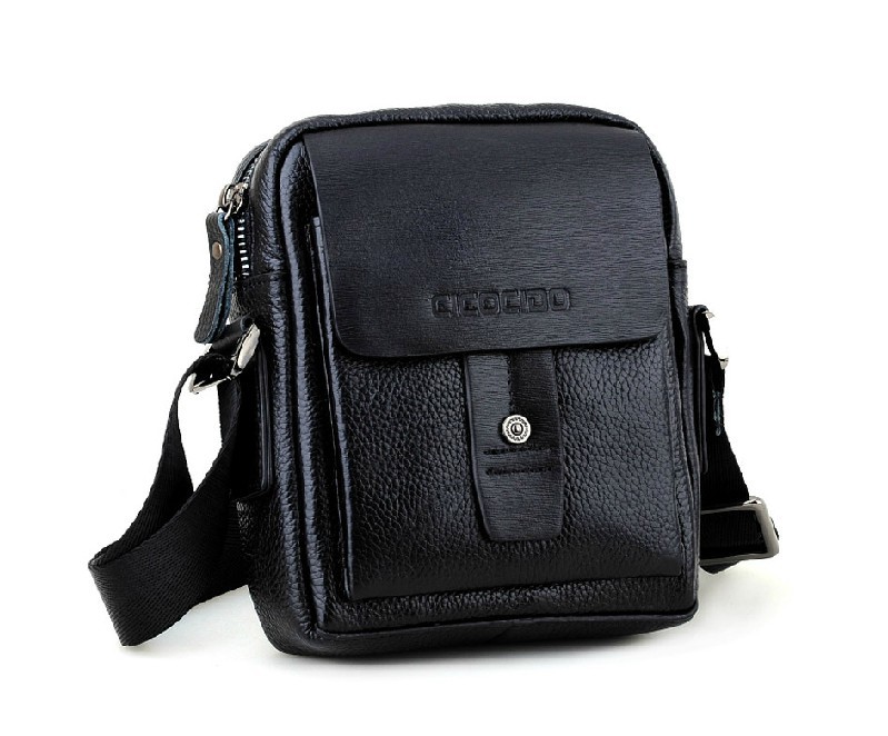 Small messenger bags for men, black perfect messenger bag - BagsWish