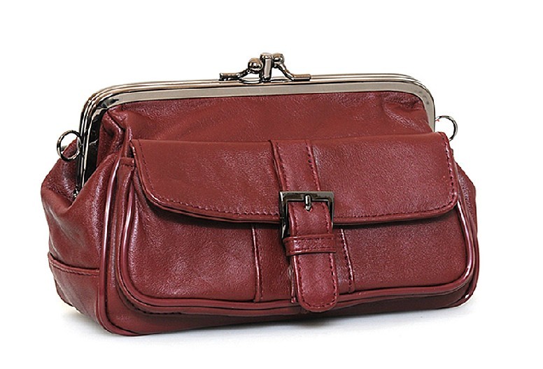 Womens messenger bag leather red, black travel messenger bag - BagsWish