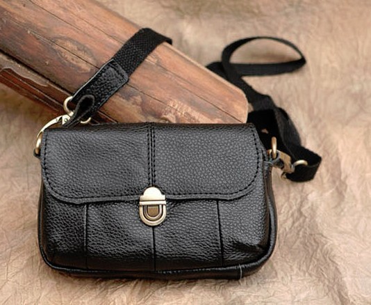 Leather bag, leather cross body messenger bag - BagsWish
