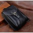 black Backpack purse leather