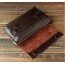 mens leather pouch clutch