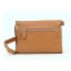 yellow Leather messenger bag for women
