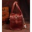 brown stylish leather handbag