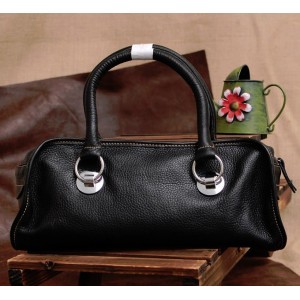 black Soft leather bag