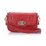 red Great leather bag