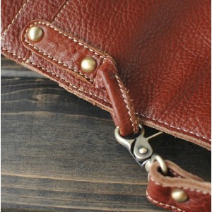 brown leather womens messenger bag