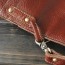 brown leather womens messenger bag