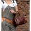 brown leather weekend bag