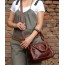 brown vintage messenger bag