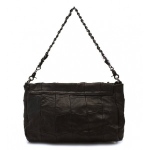 black trendy handbag