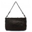 black trendy handbag