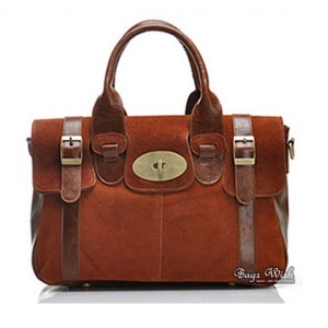 Cowhide handbag and purse, ladies hand bag