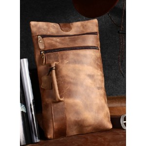 One strap bookbag, leather strap bag