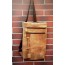 brown leather strap bag