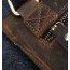 coffee leather shoulder purse