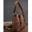 Leather shoulder bag