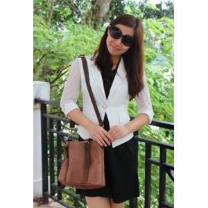 womens Leather shoulder bag