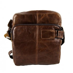 Men leather shoulder bag, men messenger bag