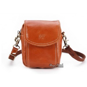 Cowhide mini messenger bag, messenger shoulder bag