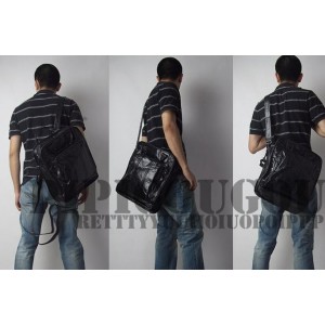 black mens cross body messenger bag