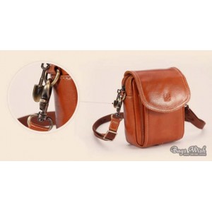 orange messenger shoulder bag