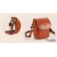 orange messenger shoulder bag