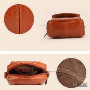 leather messenger shoulder bag