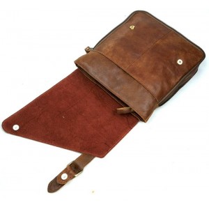 retro messenger bag for men leather
