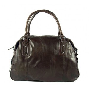 vintage European leather handbag