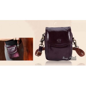 purple messenger shoulder bag
