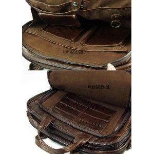 vintage Leather briefcase bag