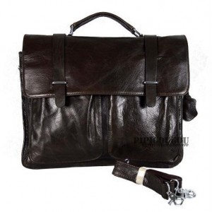 Leather briefcase men, leather briefcase shoulder strap