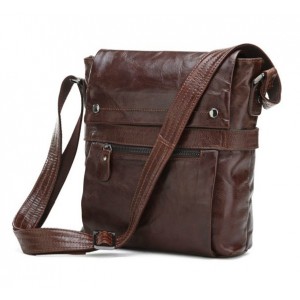 Leather messenger bag for men, messenger bag travel